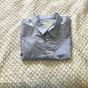 Mens XXL all cotton short sleeve like new shirt by coastaoro.